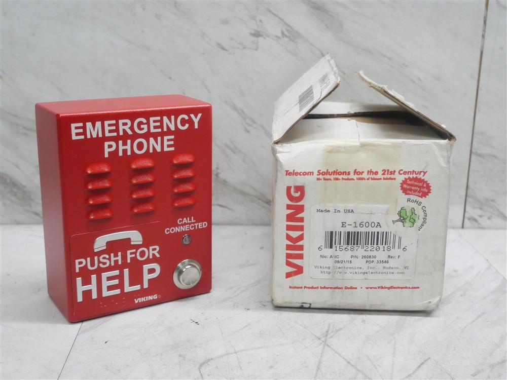 NEW (Open Box) Viking E-1600A ADA Compliant Red Emergency Phone