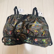 Mario Kart World Borsa con Coulisse da Spiaggia Confezione da 2 14+ Cuscino Morbido Nuovo con etichette LE?