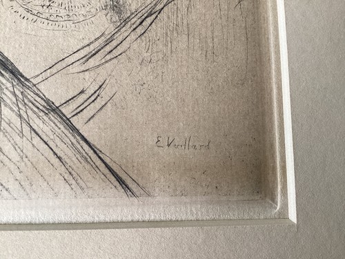 Edouard Vuillard Etching "Le Square Vintimille" Paris 1937 - Picture 13 of 13