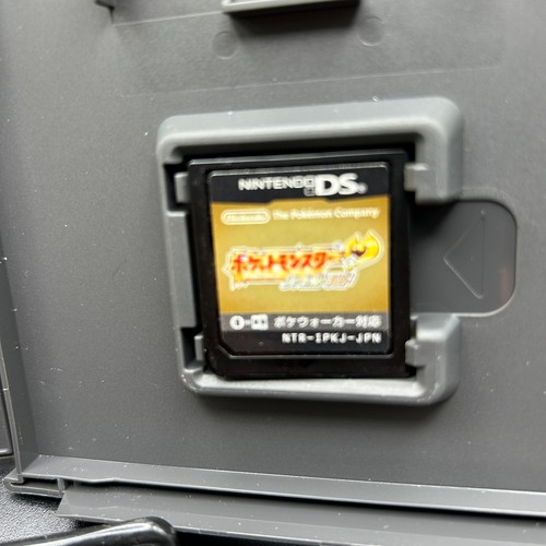 Nintendo DS Pokemon Heart Gold w/ Pokewalker & Box Japanese Version NDS Game - Picture 20 of 24