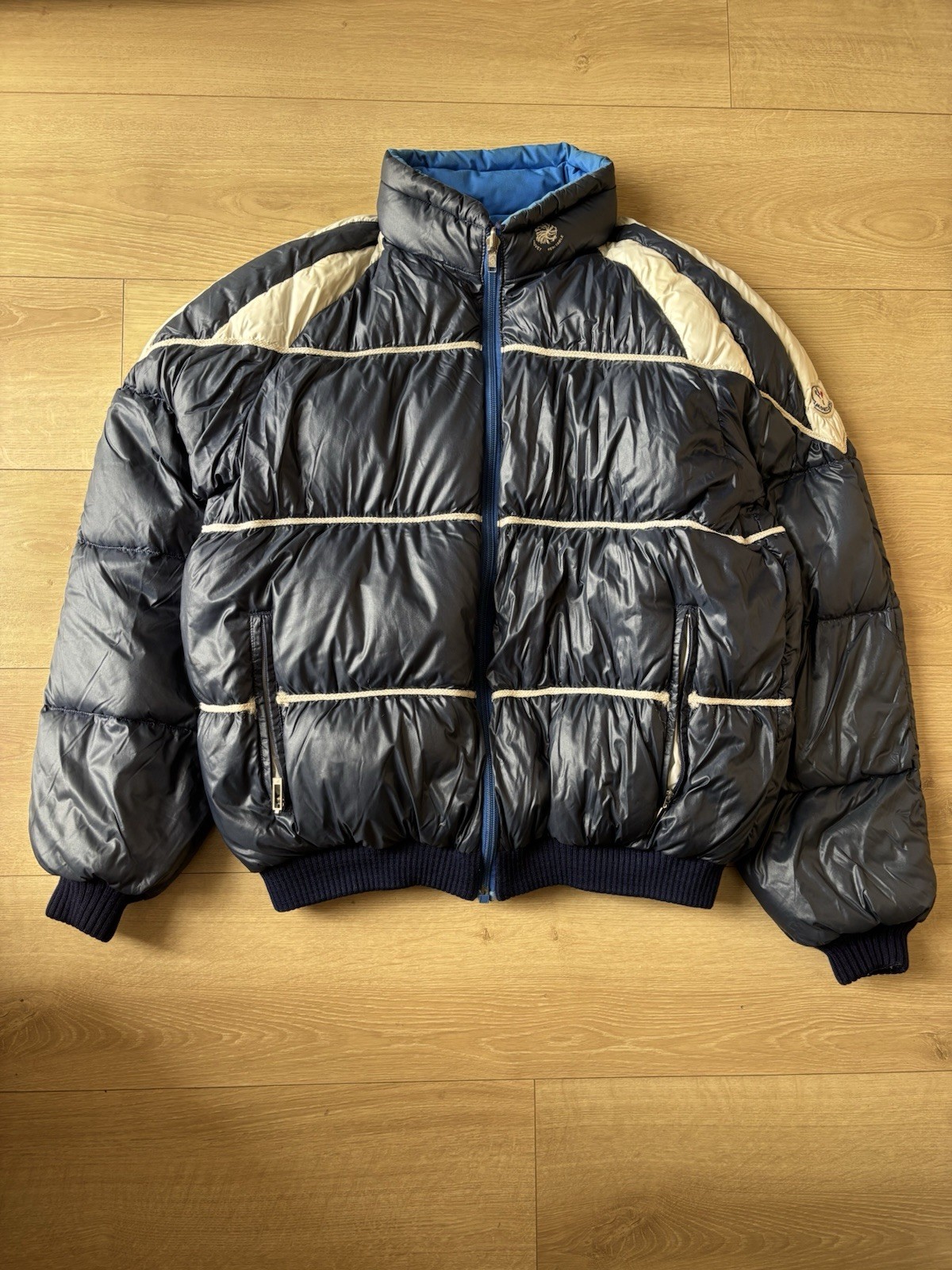 Moncler, Moncler Daunenjacke Vintage Sammler 80er/90er Made in France - Gr.5 (XL)