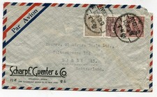 CHINA aimail cubierta Shanghai a Basilea Suiza 1946 s/escaneo