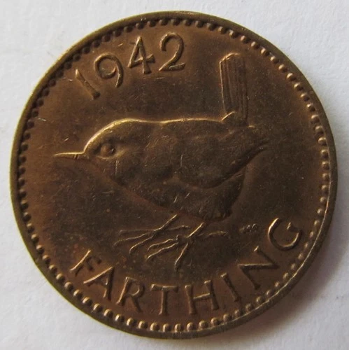 1942 George VI Farthing — photo from another recent sale