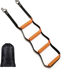 4-Step  5-Step Heavy-Duty Marine Rope Ladder for Boats, Inflatable Boats, Kayak