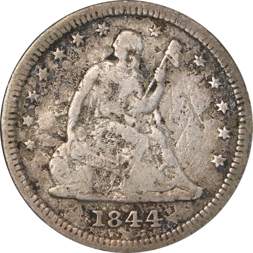 1844-O Seated Liberty Quarter — photo from the most recent tracked eBay sale