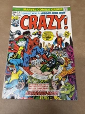 Marvel comics group "Crazy" comic book Vol 1 Issue 1 Feb 1973
