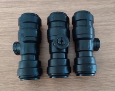 Aqualisa Digital Shower Isolation Valves Pushfit Ballofix 15mm NEW Item x 3