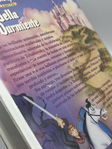 La Bella Durmiente VHS Cinta Tape Los Clasicos De WALT DISNEY/ Spanish version - Picture 4 of 8