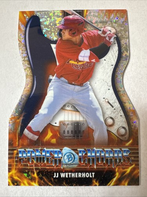 #ad #ad 2026 Bowman #PC 5 JJ Wetherholt Power Chords Mini Diamond 150 STL Cardinals $18.00