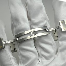 Cartier Santos Galbée 24 mm Ladies Quartz White Dial Two Tone Steel 18K Gold 15