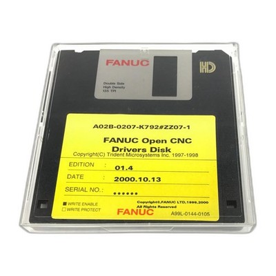 FANUC A02B-0207-K792#ZZ07-1 Open CNC Drivers Disk Edition 01.4  Used in stock...