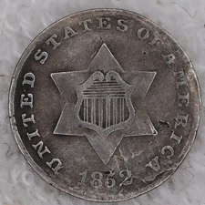 3 Cent Silver 1852