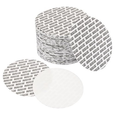83mm/3.3'' Foam Lid Liner, 200 Pack Adhesive PS Foam Lid Liner Pressure Sensit...