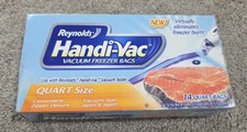 NEW Reynolds Handi-Vac Vacuum Freezer Bags | ...