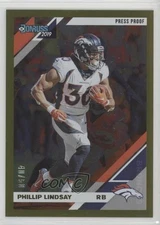 2019 Panini Donruss Press Proof Gold /50 Phillip Lindsay #83