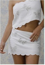 NWT Kimchi Blue Penelope Butterfly Top & Micro Mini Skirt Set- Size XL. $119. 