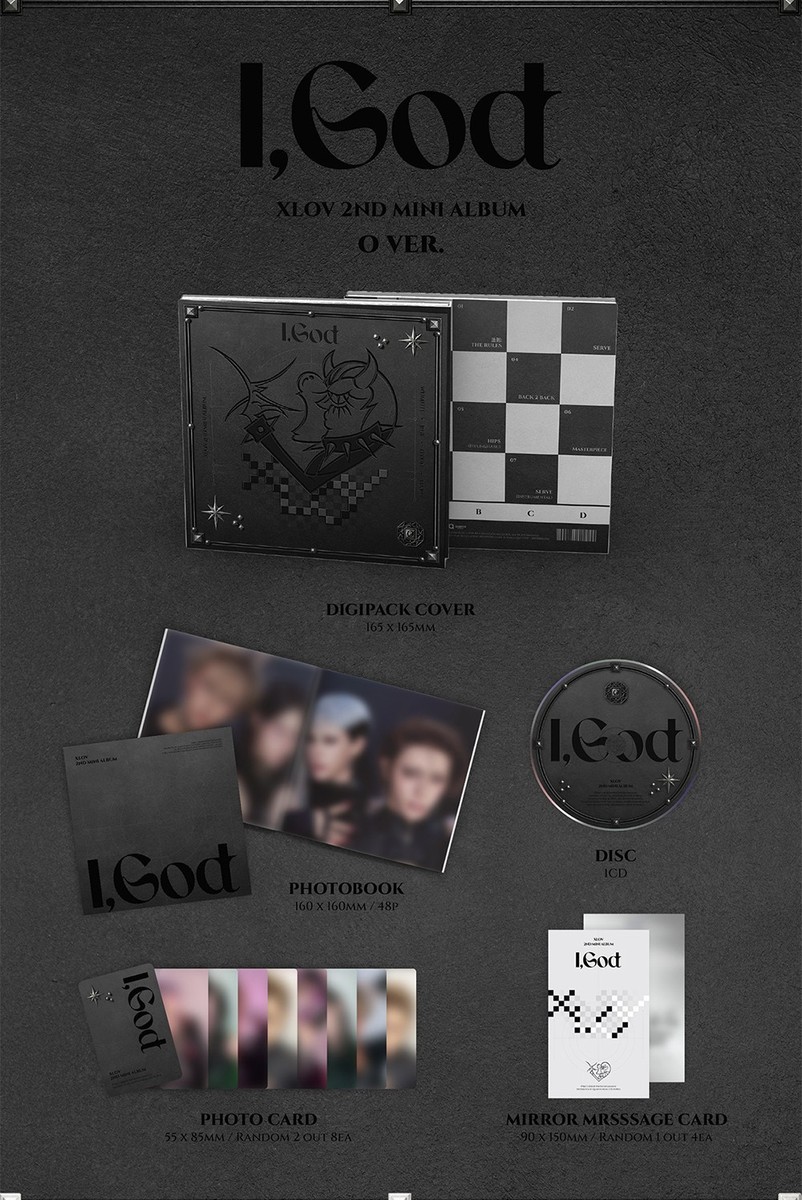 XLOV [I,GOD] 2nd Mini Album RANDOM Ver. /CD-R+Photo Book+2 Card+