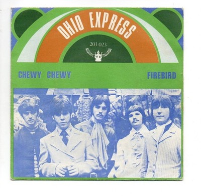 SP 45 TOURS OHIO EXPRESS CHEWY CHEWY 1968 SPANIEN Buddah Records - 201. 023 - 7''