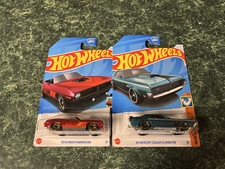 Hot Wheels 69 Mercury Cougar Eliminator 171250 70 Plymouth Barracuda 20250