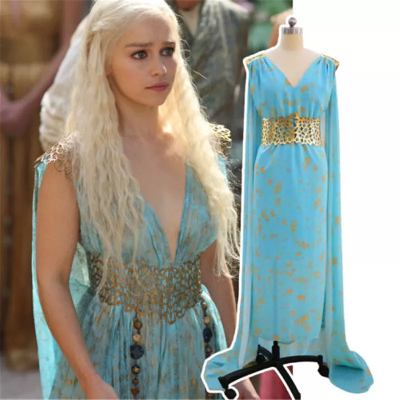 Khaleesi dress clearance green