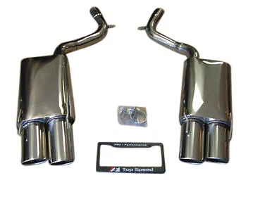 Fits Mercedes Benz W220 S430 S500 S55 S600 98-05 T304 Axle Back Exhaust Systems  - Image 2 of 4