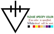 The Devil Wears Prada Throne Graphic Die Cut decal sticker Car Truck Boat 6"