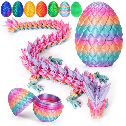 3D Printed Dragon Egg Surprise Prefilled Easter Egg Filled with Toy -Easter B...