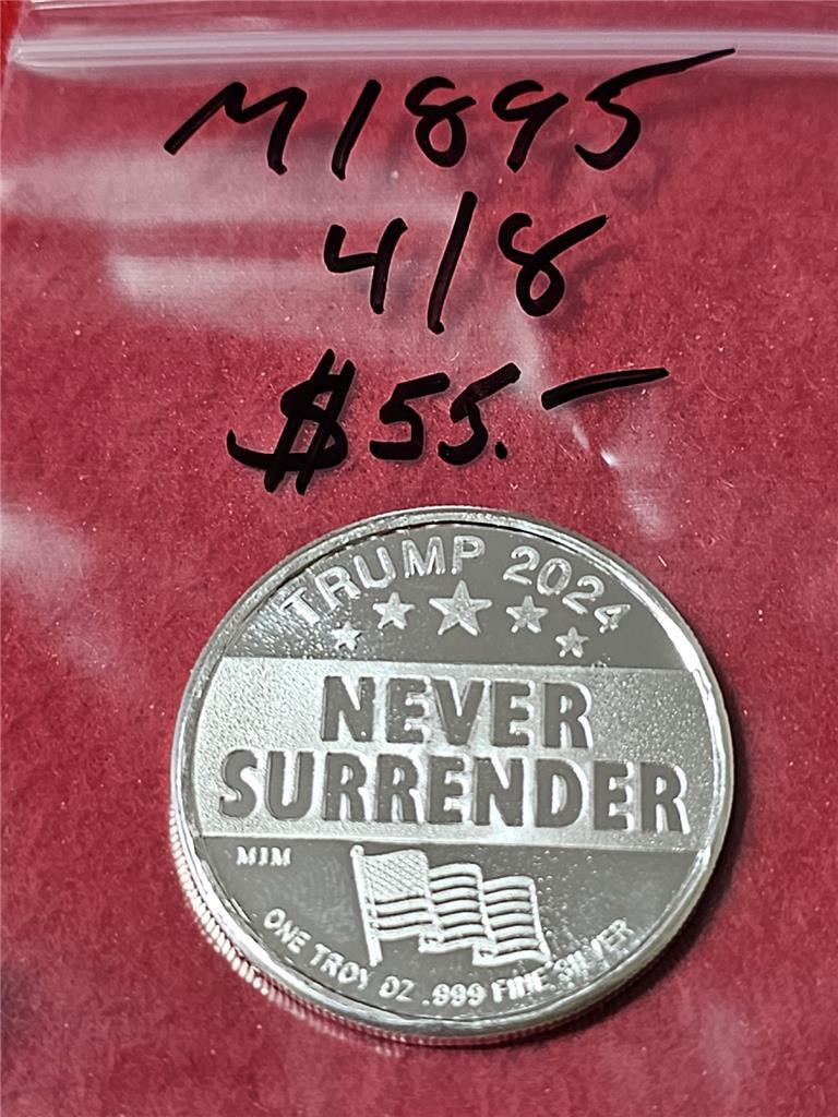 トランプ　WANTED 1 oz Silver Round - Donald Trump - Elected 47th President