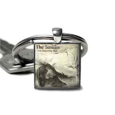 Smiths Keyring &ndash; Handmade Silver Plated 2.5cm Album Cover Art Gift Boxed