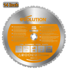 Evolution Power Tools 14 in. 36-Teeth Multi-Material Cutting Saw Blade