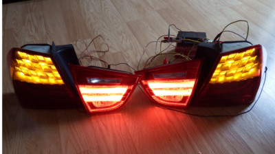 BMW e90 3 Series Sedan 328 335 LCI Euro Spec Amber Tail Lights