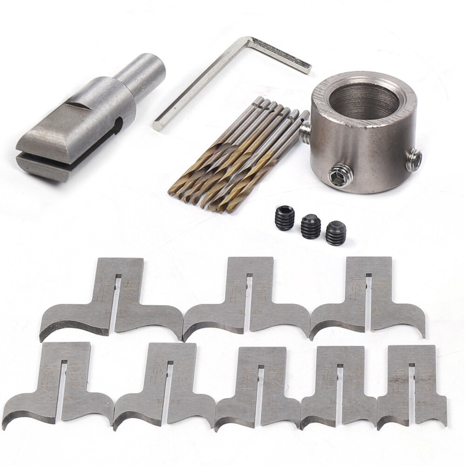 8pcs Toy Wheel Cutter For High Revolutions Drill Press Round Ring Drill