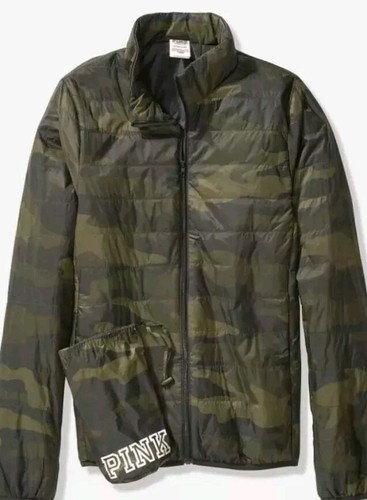 VICTORIA'S SECRET PINK CAMO JACKET LARGE HTF RARE NEW VINTAGE 2018 - Picture 3 of 3