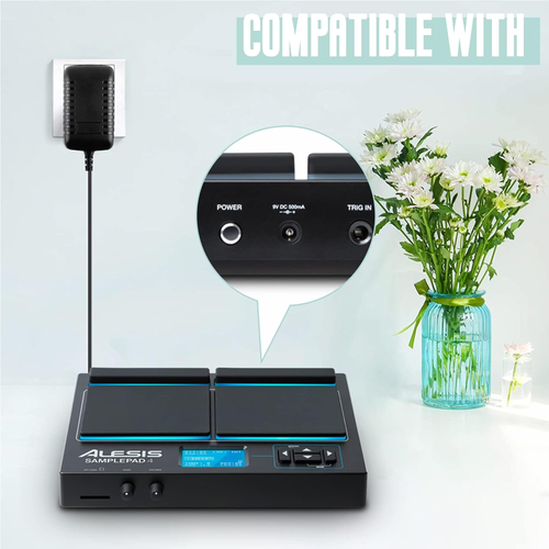 9V 500Ma-1A AC-DC Adapter Charger for Alesis Sample Pad 4 Sampler Power Supply - Picture 5 of 5