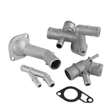 For VW Golf MK4 Audi TT 1.8T Coolant Water Pipe Thermostat Housing Set Aluminum
