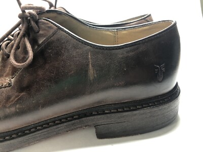 The Frye Company James 84615 Distressed Brown Leather Oxford  display picture 1