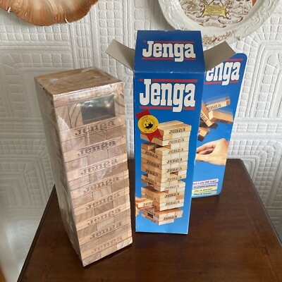Vintage 1997 Jenga Spiel - Originalverpackt und noch in Plastik