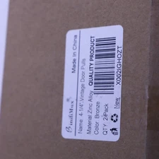 (2-Pk) BinifiMux Vintage Cabinet Pulls for Doors Drawer Bronze 4.25"