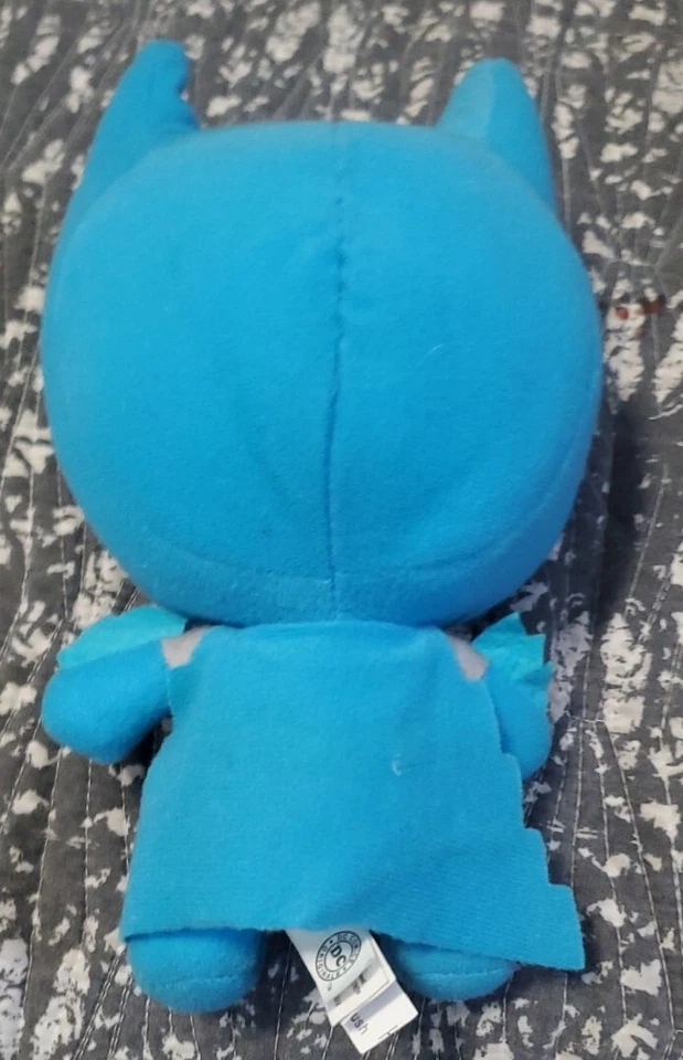 Juguete de peluche Batman DC Comics 11" azul cabeza grande fábrica Foto 2 de 4
