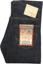 Samurai Jeans S003JP Yamato 15oz Slim Straight Selvage denim Size 32 Used