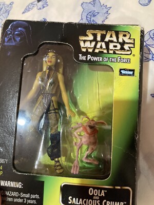 Star Wars The Power Of The Force Oola And Salacious Crumb New