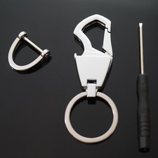 Men's  Women's Style Clip Keychain Car Key Ring Fob Buckle Holder Bottle Opener