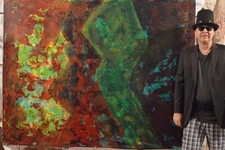 Original,  Mark Little,Acrylic Painting 81” X 62” Extra Large,Abstract,Modern,XL