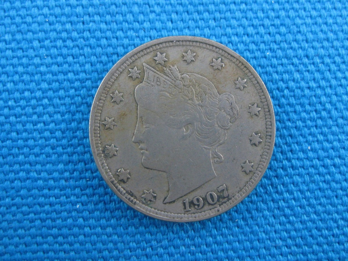 1907 US Liberty Head V Nickel 5 Cent Coin | eBay