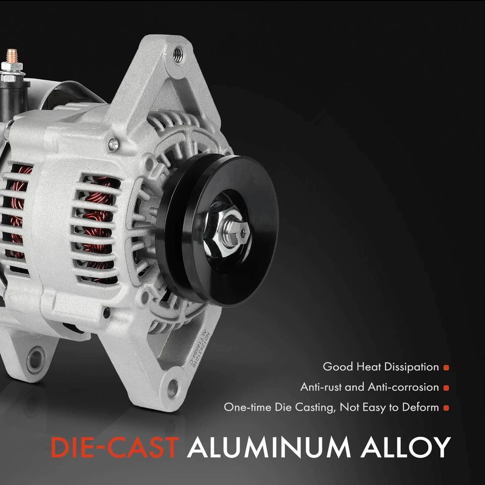 Alternador para Chevy Sprint Pontiac Firefly Suzuki 50A 12V CW polea de 1 ranura Foto 4 de 4