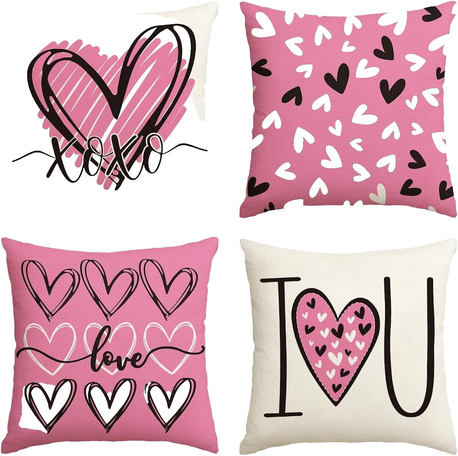 Almohadas de Decoración para el Hogar Amor y corazones