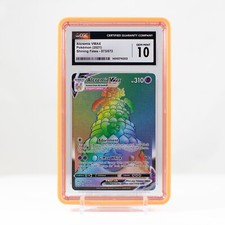 Pokèmon Card ALCREMIE VMAX 073/072 RAINBOW SECRET RARE SHINING FATES MINT-ENG