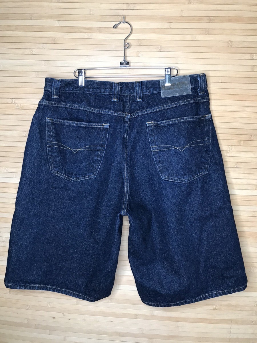 パンツ 00s anchor blue baggy denim shorts w38 ANCHOR BLUE Baggy Jeans Denim Shorts Men's 38 VTG Vintage Skater