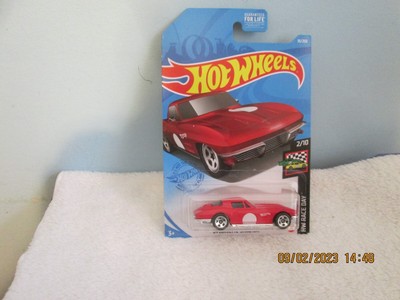 2021 HOT WHEELS RACE DAY '64 CORVETTE STING RAY RED 10/250  (B1)