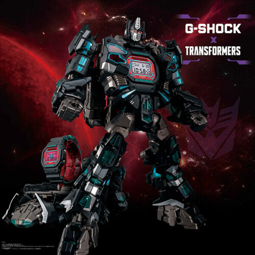 CASIO G-SHOCK × TRANSFORMERS MASTER NEMESIS PRIME MODO RESONANTE DW-5600TF19-SET - Imagen 1 de 10